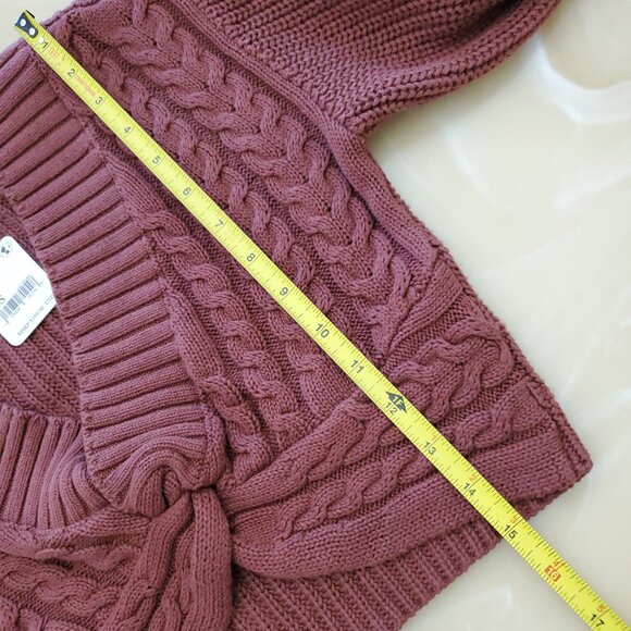 Free People Emilie Sweater Set in Cherry Cola Size XS - NWT - Picture 8 of 13